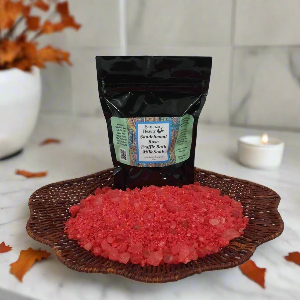 Sandelwood Rose Truffle Bath Milk Soak 